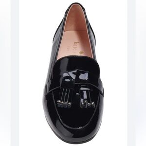 Kate  Spade Women’s Berkeley Tassel Loafer Black Patent Leather 8 M Slip On Shoe